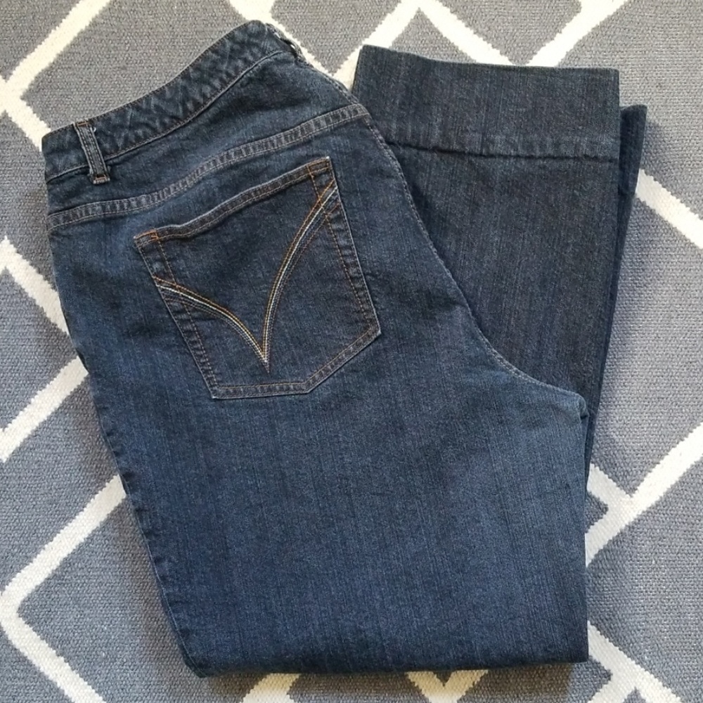 Venezia Jean's, Medium Wash, Plus Size 5 Average
